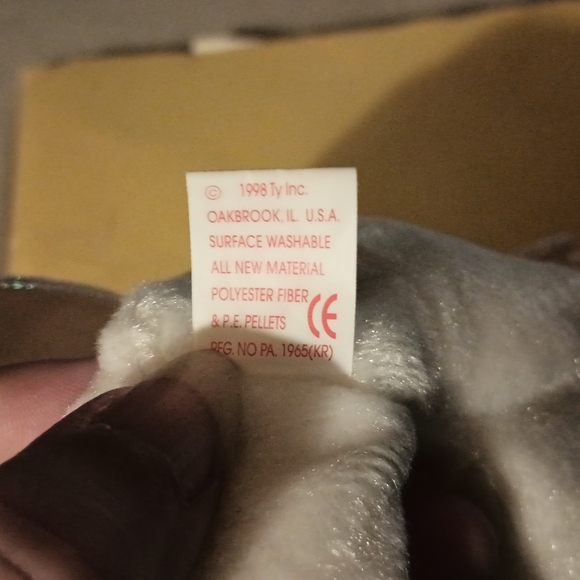 Halo the Bear Ty Beanie Baby retired - Picture 6 of 7